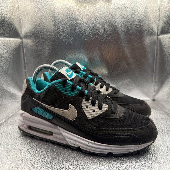 Size 7.5 Nike  Air Max 90 Black White Mens Comfort Athletic Sneakers‎ 653539-992 main image 8
